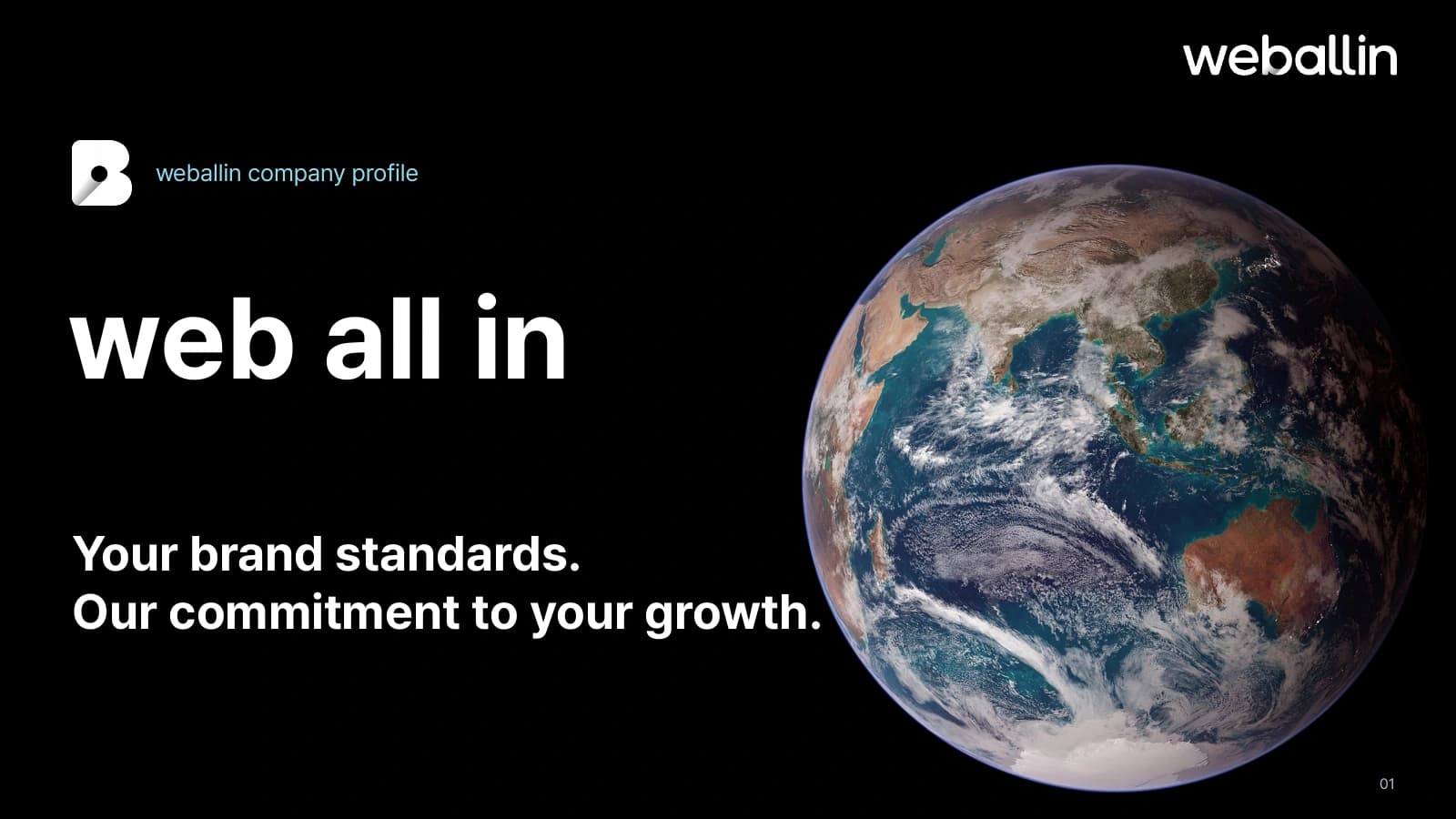 Cover of the weballin company profile